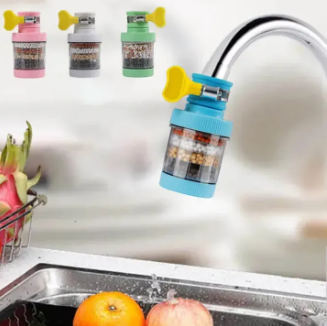Water Faucet Filter Household Kitchen Home Faucet Mini Tap Water Clean Purifier Filter Filtration Cartridge Carbon Filter