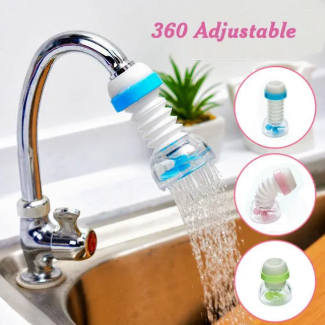 360 Rotation Kitchen Sink Faucet Extender Spouts Sprayers Shower Tap Water Purifier Nozzle Purifier Bubbler Water Saving Filter